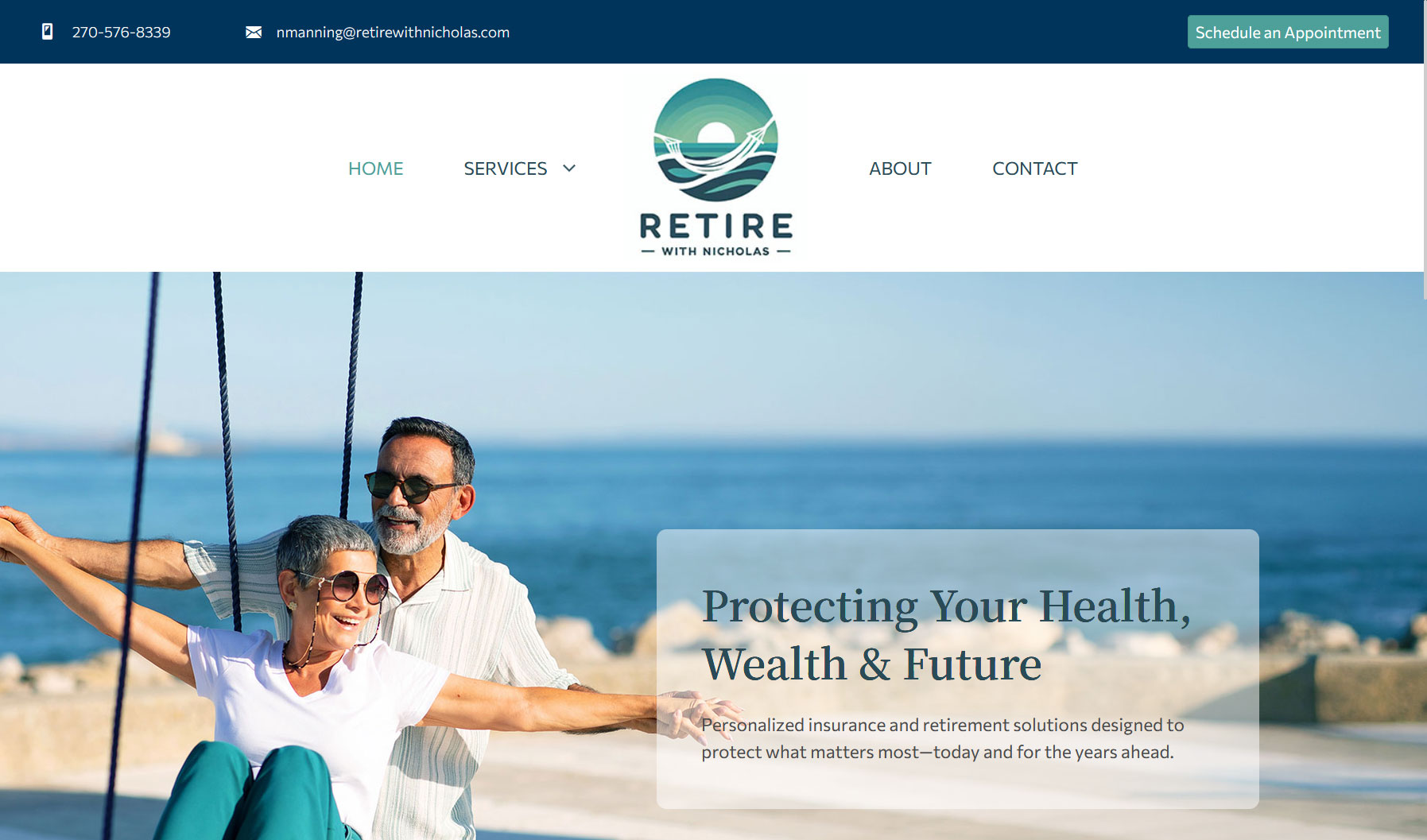retire with nicholas kentucky web-design